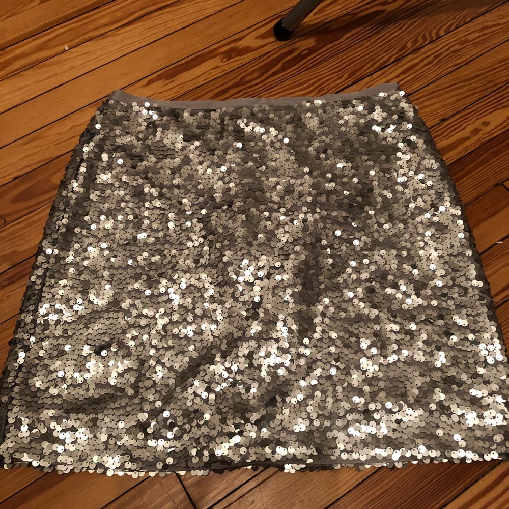 J Crew Sequin skirt